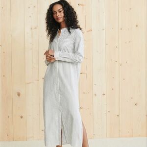 Jenni Kayne Capri Caftan Stripe in Navy Stripe